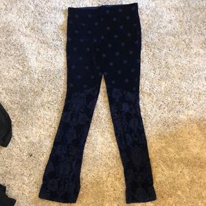 Retro styled flare leggings